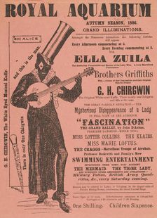 G. H. Chirgwin, The White Eyed Musical Kaffir 1886. Creator: Unknown