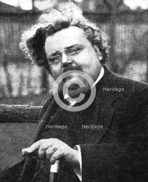 G.K. Chesterton (1874-1936), English writer, early 20th century. Artist: Unknown