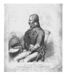 G. L. von Blucher, Field Marshal of the Prussian Forces 1814. Creator: H Meyer