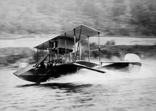 G.M. Heckscher's Curtiss Flying Boat [60 m.p.h.], between c1910 and c1915. Creator: Bain News Service
