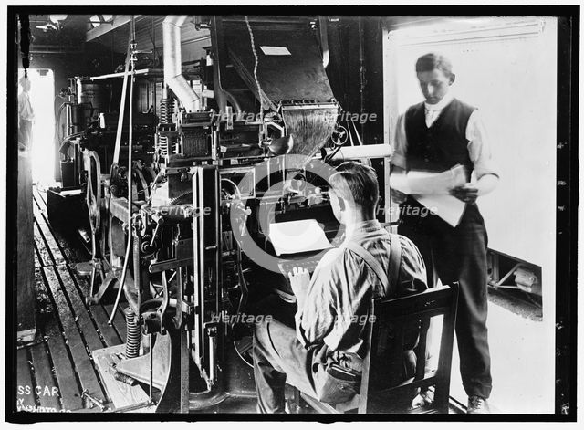 G.N. Press Car, between 1913 and 1918. Creator: Harris & Ewing.
