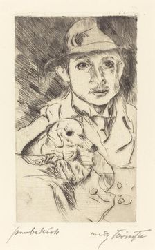 Knabe mit Hund (Boy with Dog), 1915. Creator: Lovis Corinth