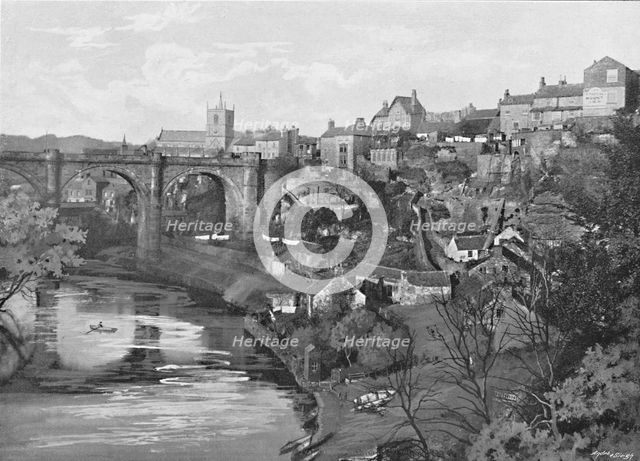 'Knaresborough, from the Castle', c1896. Artist: Poulton & Co.