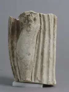 Knee Fragment, Coptic, 4th-7th century. Creator: Unknown