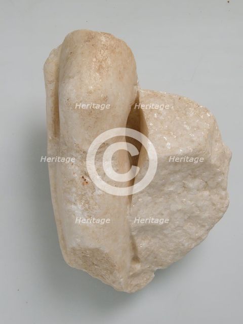 Knee Fragment, Coptic, 4th-7th century. Creator: Unknown.