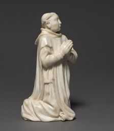 Kneeling Carthusian Monk, c. 1380-1400. Creator: Unknown