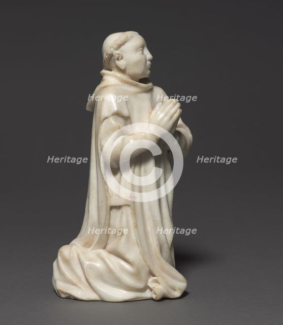 Kneeling Carthusian Monk, c. 1380-1400. Creator: Unknown.