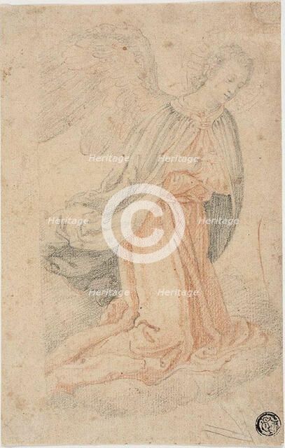 Kneeling Angel, 1561-1609.  Creator: Federico Zuccaro.