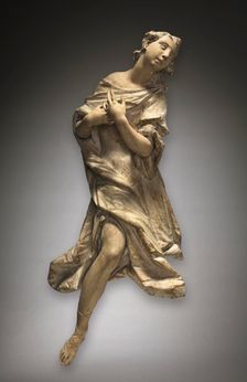 Kneeling Angel, c. 1760. Creator: Ignaz Günther (German, 1725-1775)
