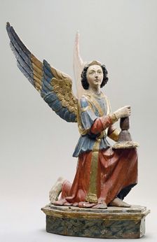 Kneeling Angel, late 15th century. Creator: Unknown