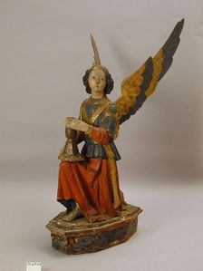 Kneeling Angel, late 15th century. Creator: Unknown