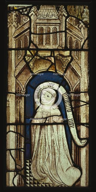 Kneeling Donor, about 1440-1450. Creator: Unknown.
