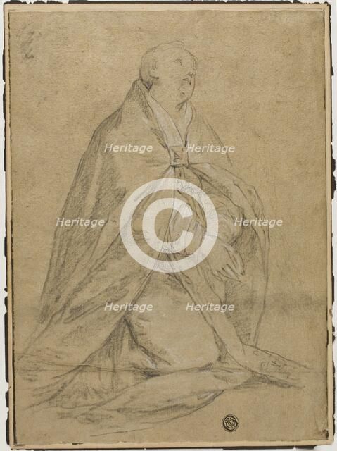 Kneeling Ecclesiastic Saint, n.d. Creator: Corrado Giaquinto.