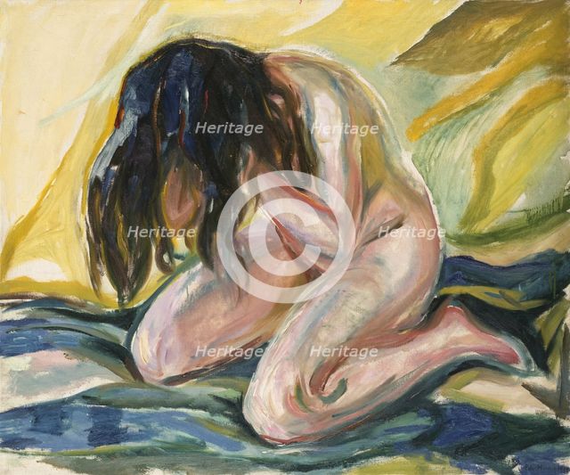 Kneeling Female Nude, 1919.
