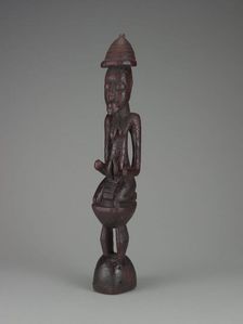 Kneeling female figure, 14th-16th centuries. Creator: Unknown