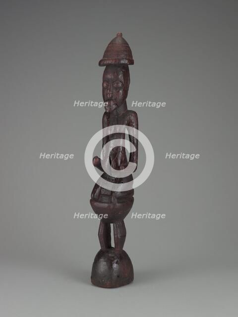Kneeling female figure, 14th-16th centuries. Creator: Unknown.
