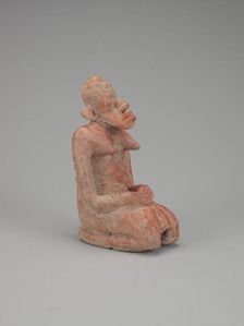 Kneeling female figure, 15th-18th centuries. Creator: Unknown