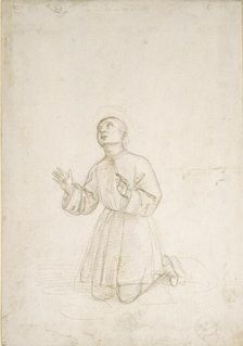 Kneeling Figure of a Youth, c1503. Artist: Raphael