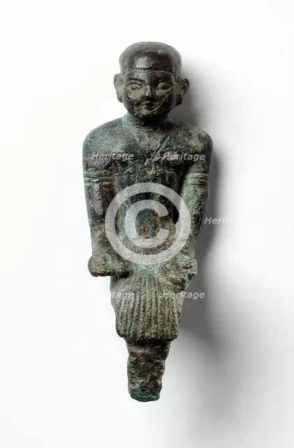Kneeling Figure of the Priest Pa-Di-Bastet, Late Period (711-332 BCE). Creator: Unknown.