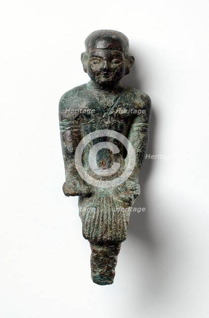 Kneeling Figure of the Priest Pa-Di-Bastet, Late Period (711-332 BCE). Creator: Unknown.