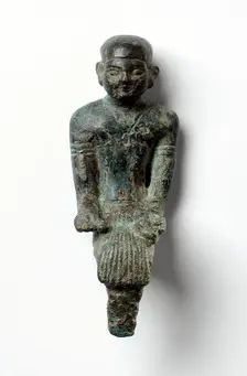 Kneeling Figure of the Priest Pa-Di-Bastet, Late Period (711-332 BCE). Creator: Unknown