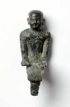 Kneeling Figure of the Priest Pa-Di-Bastet, Late Period (711-332 BCE). Creator: Unknown