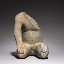 Kneeling Figure, c. 1200-600 BC. Creator: Unknown