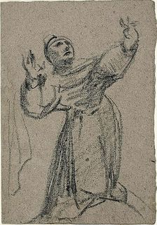 Kneeling Figure with Arms Raised, n.d. Creator: Jean-Baptiste Carpeaux