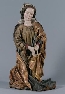 Kneeling Mary, c1485/1490. Creator: Hans Klocker