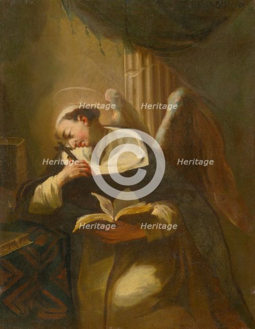 Kneeling Meditating Saint, 1750-1770. Creator: Unknown.