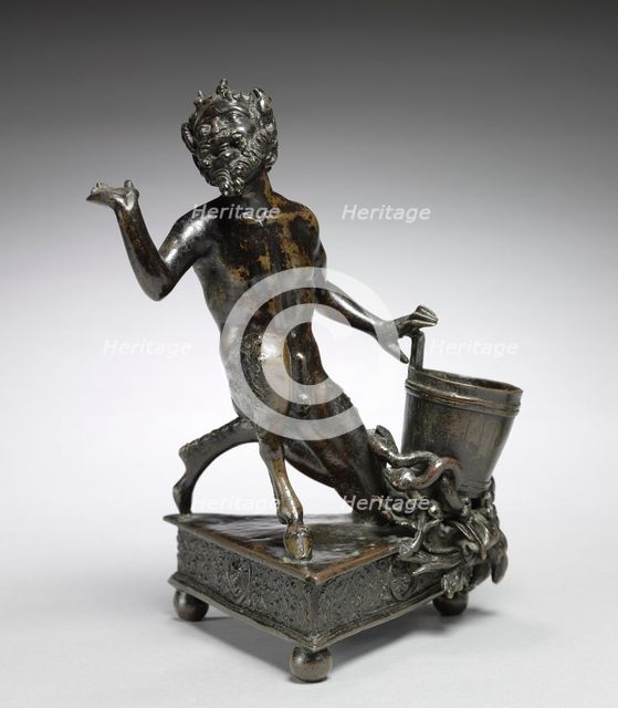 Kneeling Satyr, c. 1520. Creator: Severo da Ravenna (Italian, c.1496-c.1543).