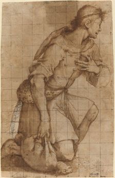 Kneeling Shepherd. Creator: Jacopo Ligozzi