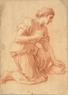 Kneeling Woman, n.d. Creator: Francois Verdier