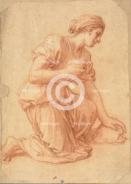 Kneeling Woman, n.d. Creator: Francois Verdier.