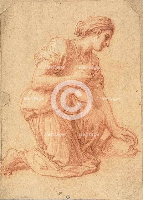Kneeling Woman, n.d. Creator: Francois Verdier.