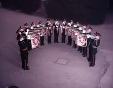 Kneller Hall trumpeters, London, c1953. Creator: Arthur Charles Kirby Ware
