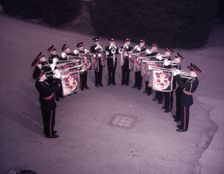 Kneller Hall trumpeters, London, c1953. Creator: Arthur Charles Kirby Ware