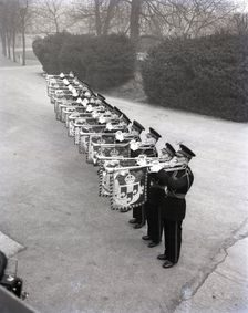 Kneller Hall trumpeters, London, c1953. Creator: Arthur Charles Kirby Ware