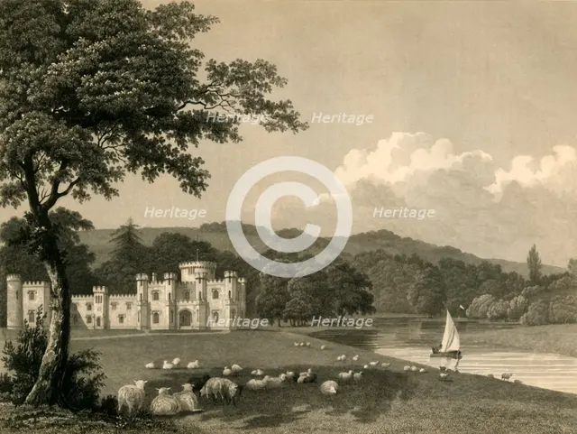 'Knepp Castle', 1835. Creator: Charles J Smith.