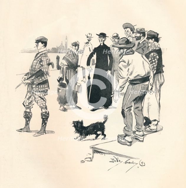 Knickerbockers in Venice', 1893, (1894). Artist: Dudley Hardy.
