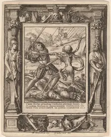 Knight, 1651. Creator: Wenceslaus Hollar
