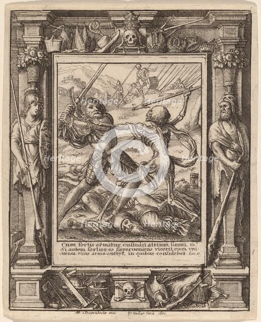 Knight, 1651. Creator: Wenceslaus Hollar.