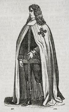 Knight of the Order of Alcántara, 1852. Creator: Unknown