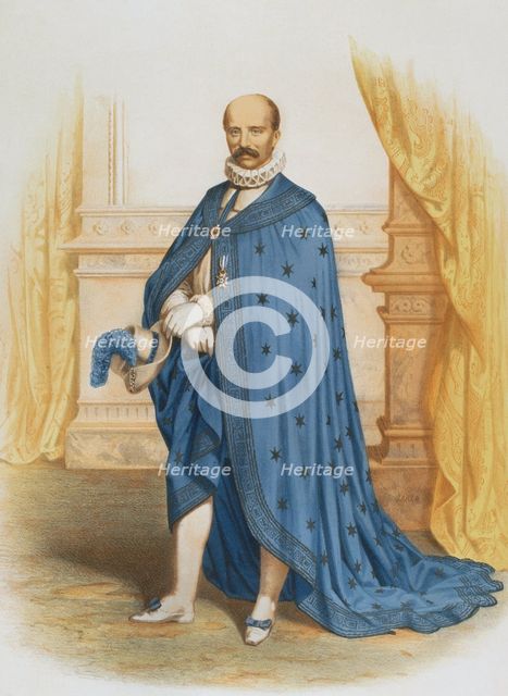 Knight of the Order of Charles III, 1865. Creator: Unknown.