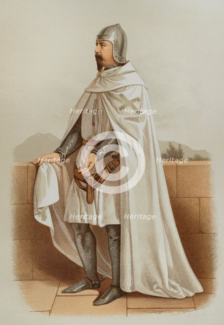 Knight of the Order of San Julian del Pereiro wearing war dress, 1865.  Creator: Unknown.