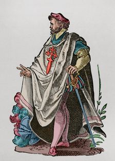 Knight of the Order of Santiago, 1585, (1877). Creator: Unknown