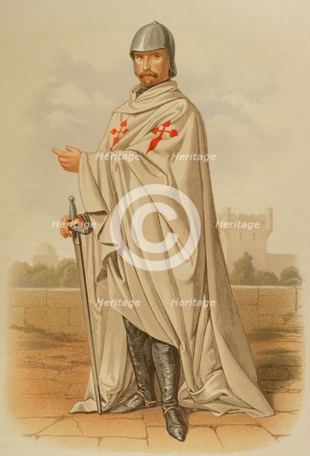 Knight of the Order of Santiago, in the early days of the institution, dressed in war dress, 1865.  Creator: Unknown.