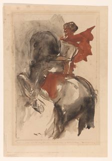 Knight on horseback, 1878-1943. Creator: Willem van Konijnenburg