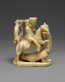 Knight Chess Piece, British, ca. 1250. Creator: Unknown