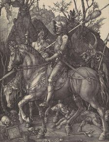 Knight, Death, and the Devil, 1513., 1513. Creator: Albrecht Durer